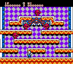 Snow Brothers gameplay screenshot